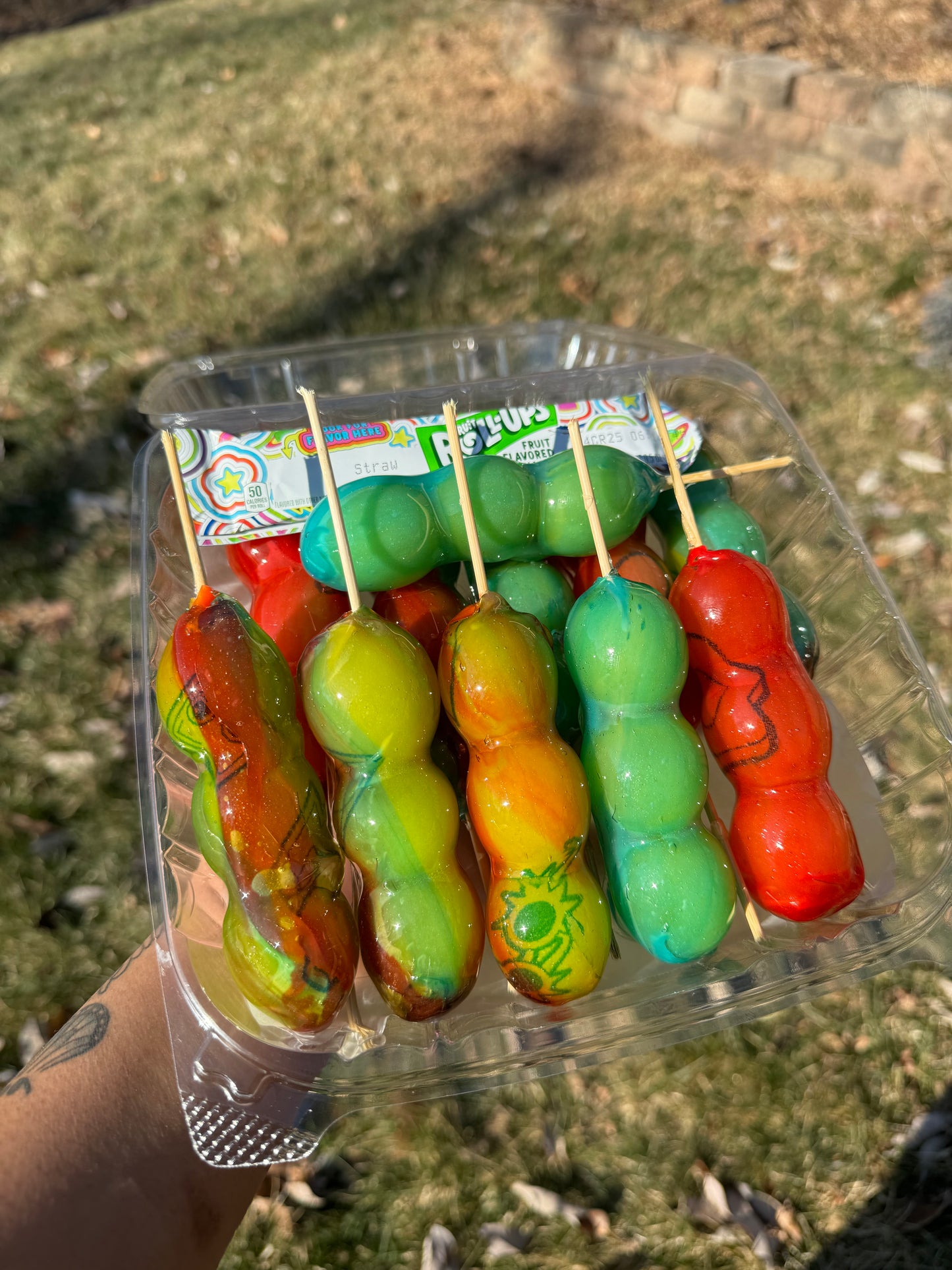 Fruit Roll-Up Grape Platter