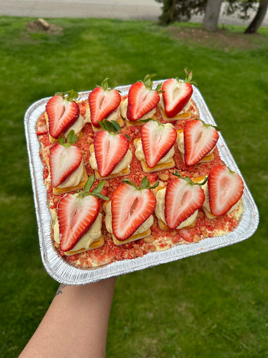 Strawberry Crunch Banana Pudding